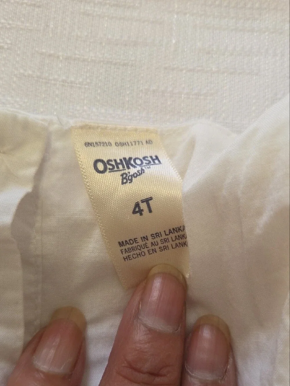 OshKosh Bgosh sweet white